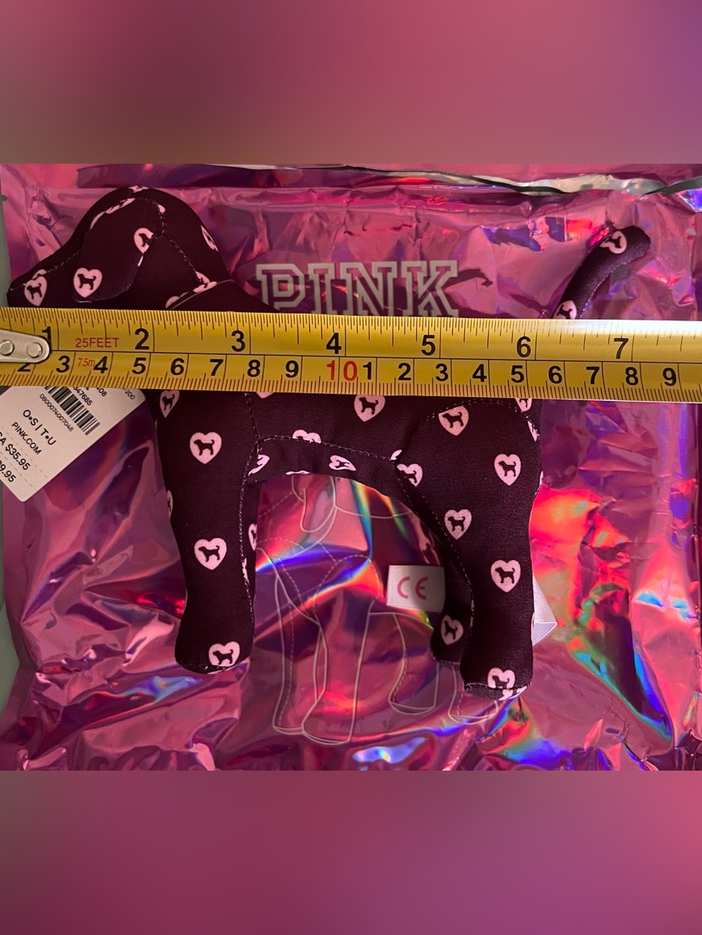 Mystery Mini Dog PINK by VS Dark 🩷 plum with Logo / hearts 💕 Limited Edition - Picture 2 of 6